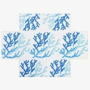 Needlepoint To Go Blue - Blue Coral Brick Cover Needlepoint Canvas