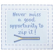 Needlepoint To Go Zip It Needlepoint Canvas