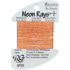 Rainbow Gallery Neon Rays Plus - 304 Orange Glow in Dark