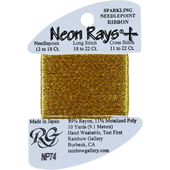 Rainbow Gallery Neon Rays Plus - 074 Golden Yellow