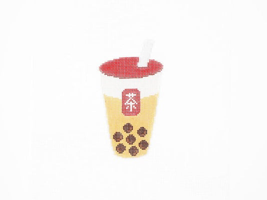 Audrey Wu Designs Bubble Tea Needlepoint Canvas