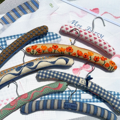 Oz Needle And Thread Blue Gingham Hanger Needlepoint Canvas