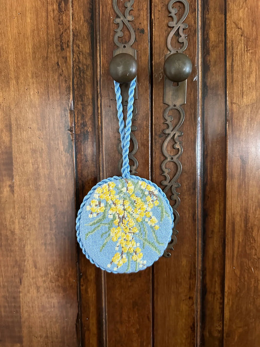 Oz Needle and Thread Wattle Flower Needlepoint Canvas