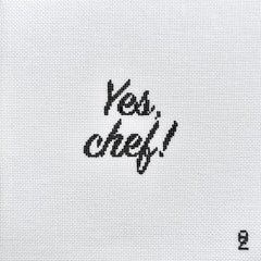 Oz Needle and Thread Yes, Chef! Needlepoint Canvas