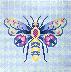 PLD Designs Abigail Cecile Garden Bee Needlepoint Canvas