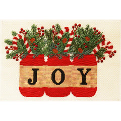PLD Designs Dianna Swartz Holiday Jars Needlepoint Canvas