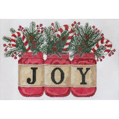 PLD Designs Dianna Swartz Holiday Jars Needlepoint Canvas