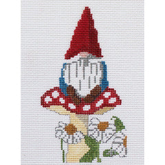 PLD Designs Dianna Swartz Gnome and Mushroom Needlepoint Canvas