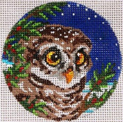 PLD Designs KaMaLa by Lanza Owlet Needlepoint Canvas