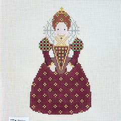 Painted Pony Designs Petei Royals: Queen Elizabeth I Needlepoint Canvas