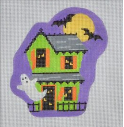 Pepperberry Designs Haunted House Needlepoint Canvas
