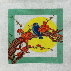 Peter Ashe Bluebird Needlepoint Canvas