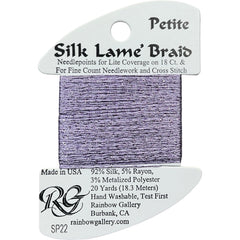 Rainbow Gallery Silk Lame Braid Petite - 022 Lavender