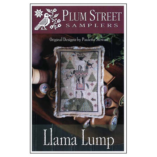 Plum Street Samplers Llama Lump Cross Stitch Pattern