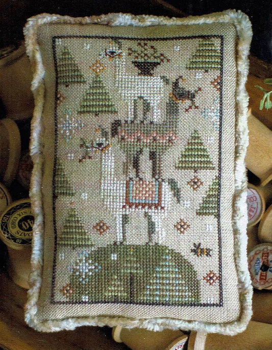 Plum Street Samplers Llama Lump Cross Stitch Pattern