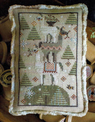 Plum Street Samplers Llama Lump Cross Stitch Pattern