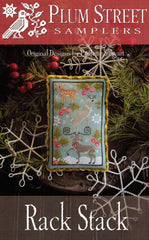 Plum Street Samplers Rack Stack Cross Stitch Pattern