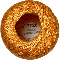 Presencia Perle Cotton Size 8 - 7726 Medium Golden Brown