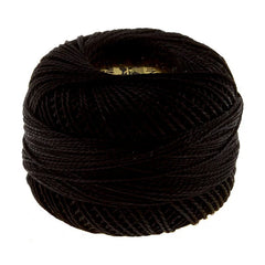 Presencia Perle Cotton Size 8 - 0007 Black