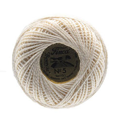 Presencia Perle Cotton Size 5 - 3000 Ecru