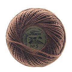 Presencia Perle Cotton Size 5 - 8080 Coffee Brown