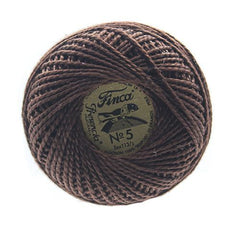 Presencia Perle Cotton Size 5 - 8083 Dark Coffee Brown