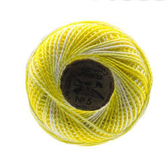 Presencia Perle Cotton Size 5 - 9025 Lemon Meringue