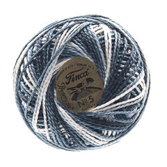 Presencia Perle Cotton Size 5 - 9985 Thunderstorm Gray