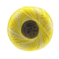 Presencia Perle Cotton Size 8 - 9025 Lemon Meringue
