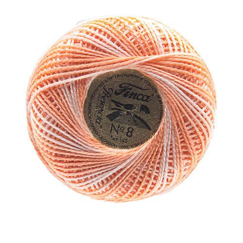 Presencia Perle Cotton Size 8 - 9175 Fresh Salmon