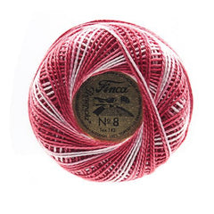 Presencia Perle Cotton Size 8 - 9395 Passionate Pink