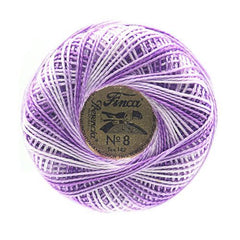 Presencia Perle Cotton Size 8 - 9480 Lavender Lace