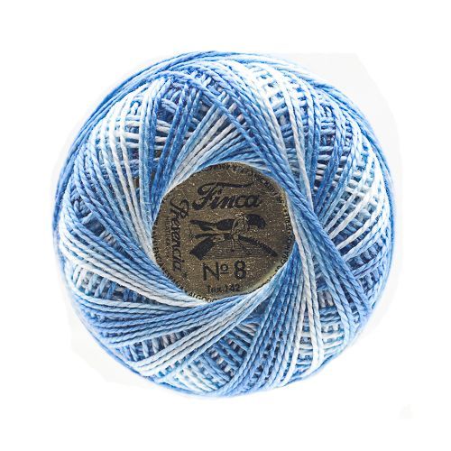 Presencia Perle Cotton Size 8 - 9640 Powder Puff Blue