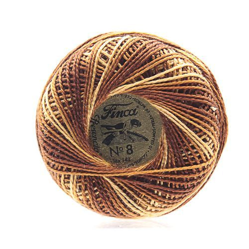 Presencia Perle Cotton Size 8 - 9955 Totally Topaz