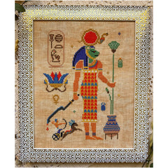 Quaternion Creations Sekhmet Cross Stitch Pattern