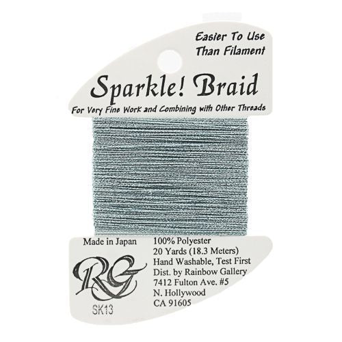 Rainbow Gallery Sparkle Braid - 13 Light Blue