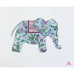 Rachel Barri Evie The Elephant Needlepoint Canvas