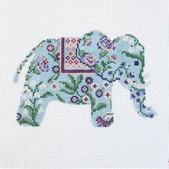Rachel Barri Evie The Elephant Needlepoint Canvas