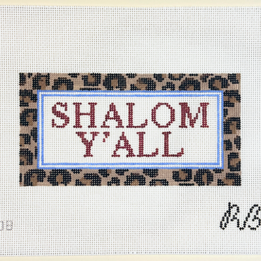 Rachel Barri Shalom Y'all Needlepoint Canvas