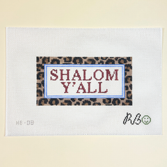 Rachel Barri Shalom Y'all Needlepoint Canvas