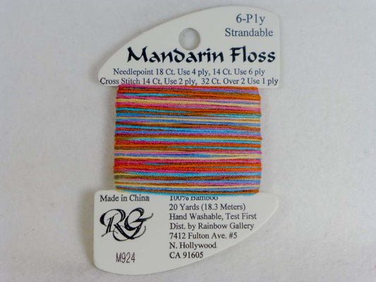 Rainbow Gallery Mandarin Floss - 924 Sunset