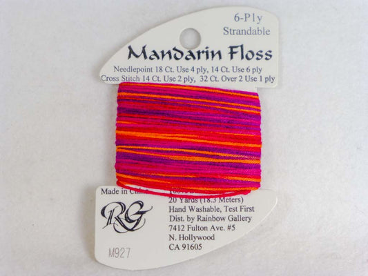 Rainbow Gallery Mandarin Floss - 927 Mardi Gras