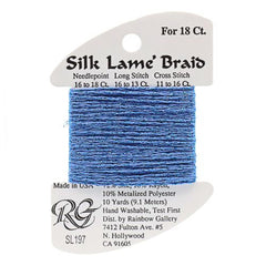 Rainbow Gallery Silk Lame Braid 18 - 197 Star Sapphire