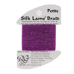 Rainbow Gallery Silk Lame Braid Petite - 234 Striking Purple