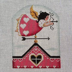 Rebecca Wood Designs Iris Ribbon Floral Clutch Needlepoint Canvas - 13M