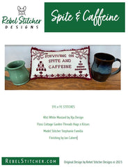 Rebel Stitcher Designs Spite and Caffeine Cross Stitch Pattern