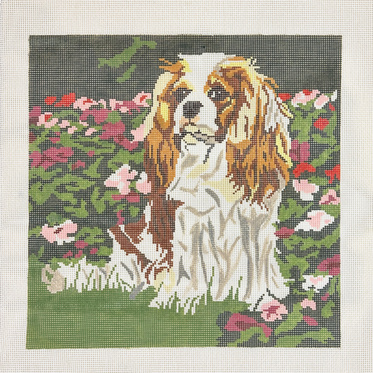 Rittenhouse Needlepoint Designs Monica the Cavalier King Charles Dog Needlepoint Canvas
