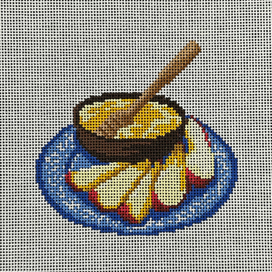 Rittenhouse Needlepoint Rosh Hashanah Apples and Honey Needlepoint Canvas