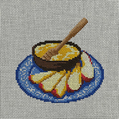 Rittenhouse Needlepoint Rosh Hashanah Apples and Honey Needlepoint Canvas
