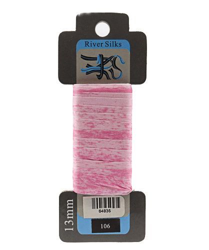 River Silks Ribbon 13mm - 106 Overdyed Orchid Pink